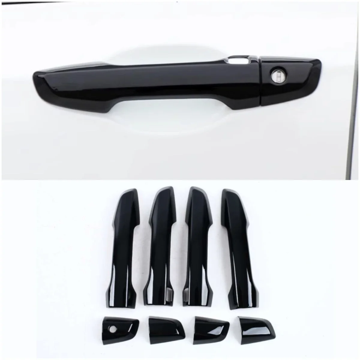 Outside ABS Glossy Black Smartkey Door Handle Side Lid Cover Trim For 2017-2021 Honda CR-V CRV 4-Door 8pcs
Outside ABS Glossy Black Smartkey Door Handle Side Lid Cover Trim For 2017-2021 Honda CR-V CRV 4-Door 8pcs