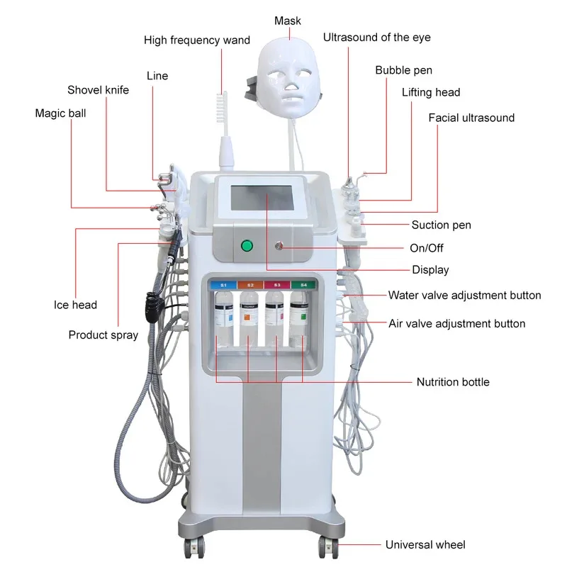 10/12 в 1, машина для дермабразии Hydra, лифтинг лица, глубокая очистка лица, аквапилинг, омоложение кожи, уход за кожей, спа-устройство
10/12 в 1, машина для дермабразии Hydra, лифтинг лица, глубокая очистка лица, аквапилинг, омоложение кожи, уход за кожей, спа-устройство
