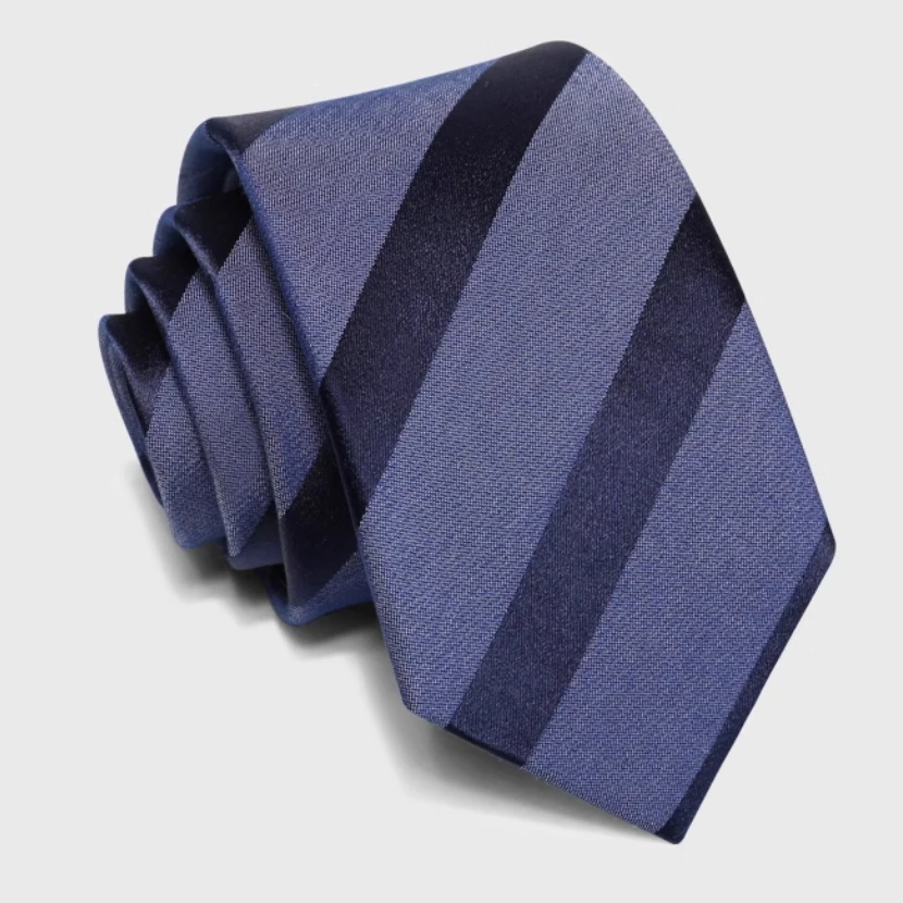 High Quality 100% Silk Blue Black Striped Pattern Tie For Men's Fashion Business Banquet Shirt Accessories 7CM Wide Silk Necktie
High Quality 100% Silk Blue Black Striped Pattern Tie For Men's Fashion Business Banquet Shirt Accessories 7CM Wide Silk Necktie