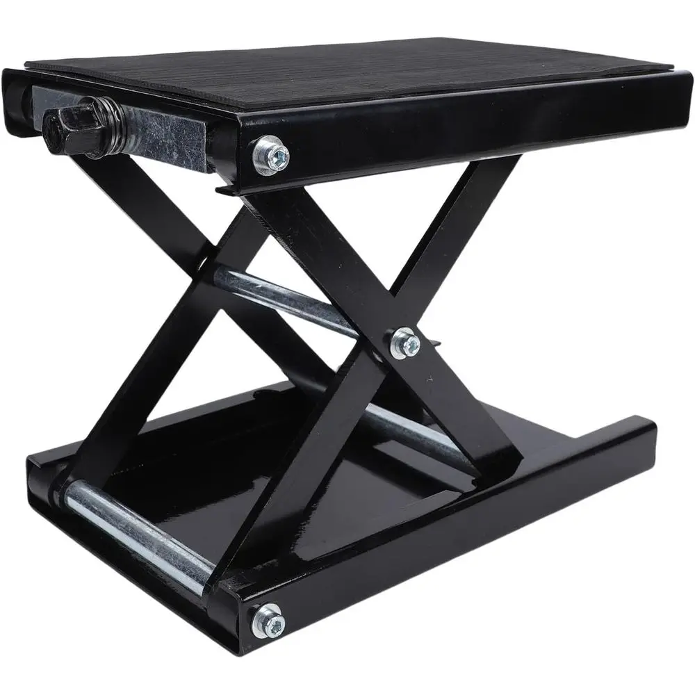 Heavy Duty Steel Scissor Jack for Motorcycles, 80-370mm Wide Deck, 1100lbs Capacity, Center Hoist Crank, Ideal for Cruisers and
Heavy Duty Steel Scissor Jack for Motorcycles, 80-370mm Wide Deck, 1100lbs Capacity, Center Hoist Crank, Ideal for Cruisers and