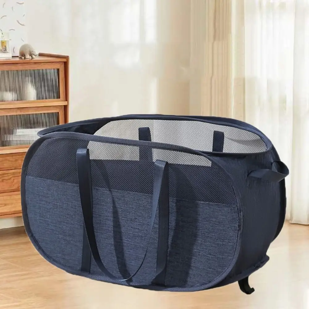 Large Capacity Folding Laundry Basket Breathable with Handle Dirty Clothes Storage Baskets Space Saving Cloth Mesh Storage Bag
Large Capacity Folding Laundry Basket Breathable with Handle Dirty Clothes Storage Baskets Space Saving Cloth Mesh Storage Bag