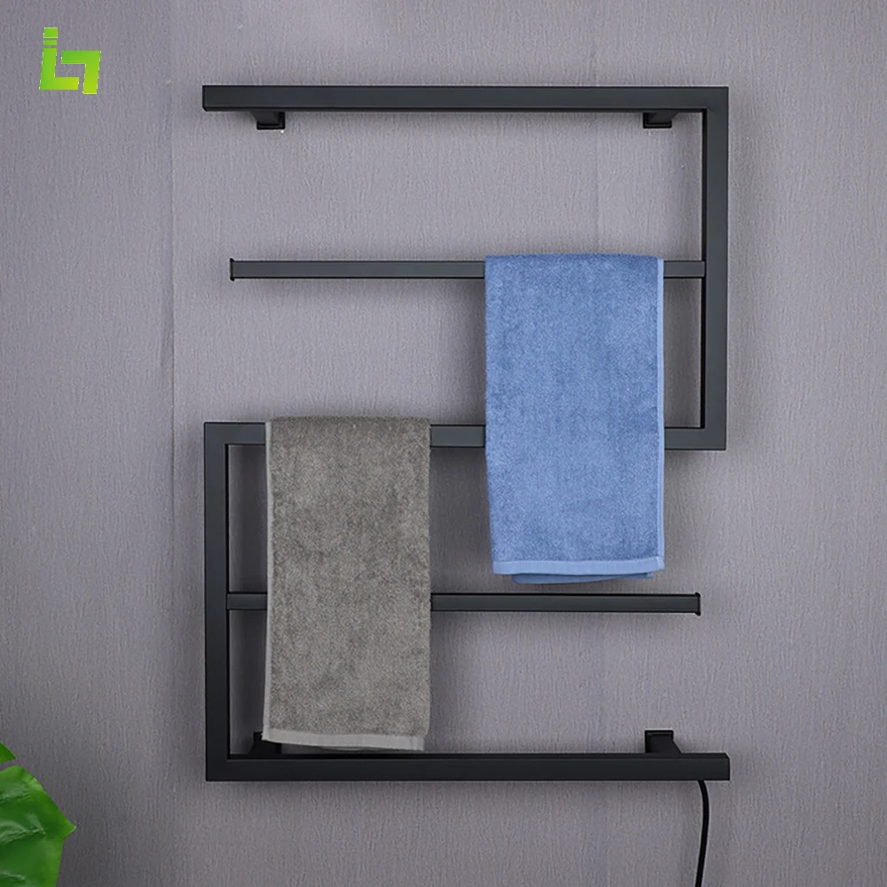 Black Electric Towel Rack 50 ℃ Constant Temperature Heating 89W One Button Switch Control Large Area Towel
Black Electric Towel Rack 50 ℃ Constant Temperature Heating 89W One Button Switch Control Large Area Towel