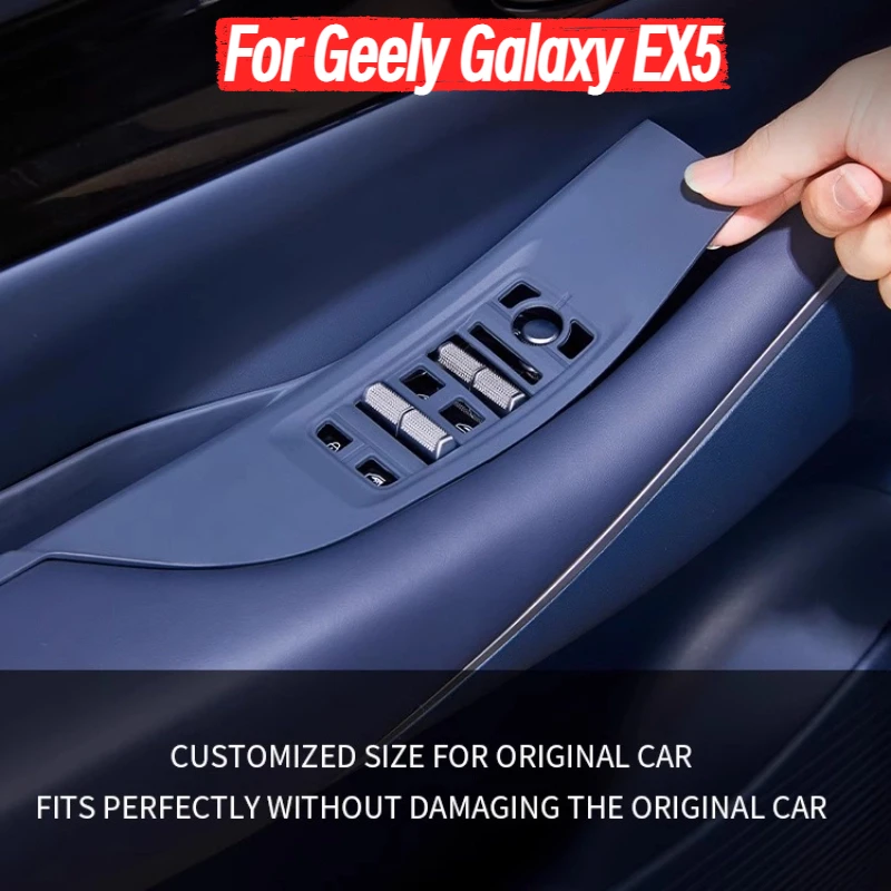 For Geely Galaxy EX5 Original Car Color, Window Lifting Silicone Panel, Four Doors, Window Protection, Patch Interior Products
For Geely Galaxy EX5 Original Car Color, Window Lifting Silicone Panel, Four Doors, Window Protection, Patch Interior Products