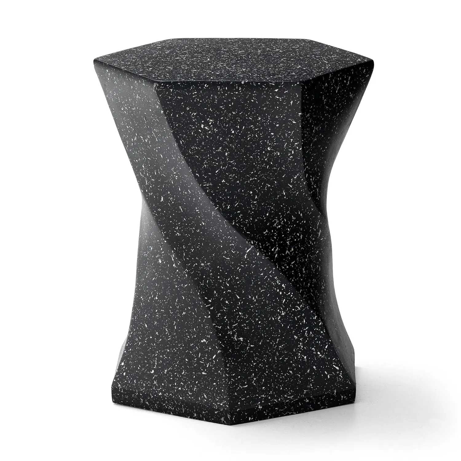 Outdoor Side Table, 17.75" H Decorative Garden Stool MGO Twist Faux Terrazzo End Table, Round Planter Stand for, Customized
Outdoor Side Table, 17.75" H Decorative Garden Stool MGO Twist Faux Terrazzo End Table, Round Planter Stand for, Customized