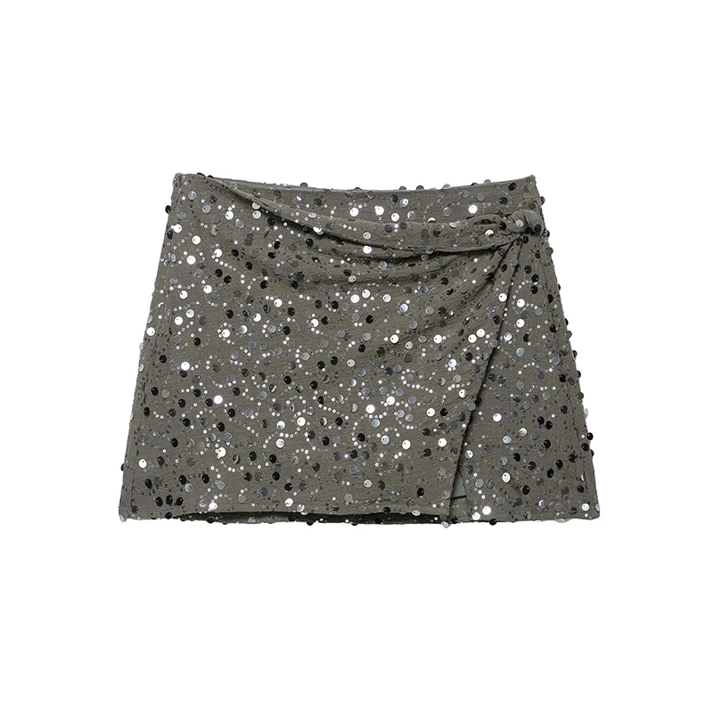 Willshela Women Fashion With Sequined Side Zipper Asymmetrical A-Line Mini Skirt Vintage High Waist Female Chic Lady Skirts
Willshela Women Fashion With Sequined Side Zipper Asymmetrical A-Line Mini Skirt Vintage High Waist Female Chic Lady Skirts