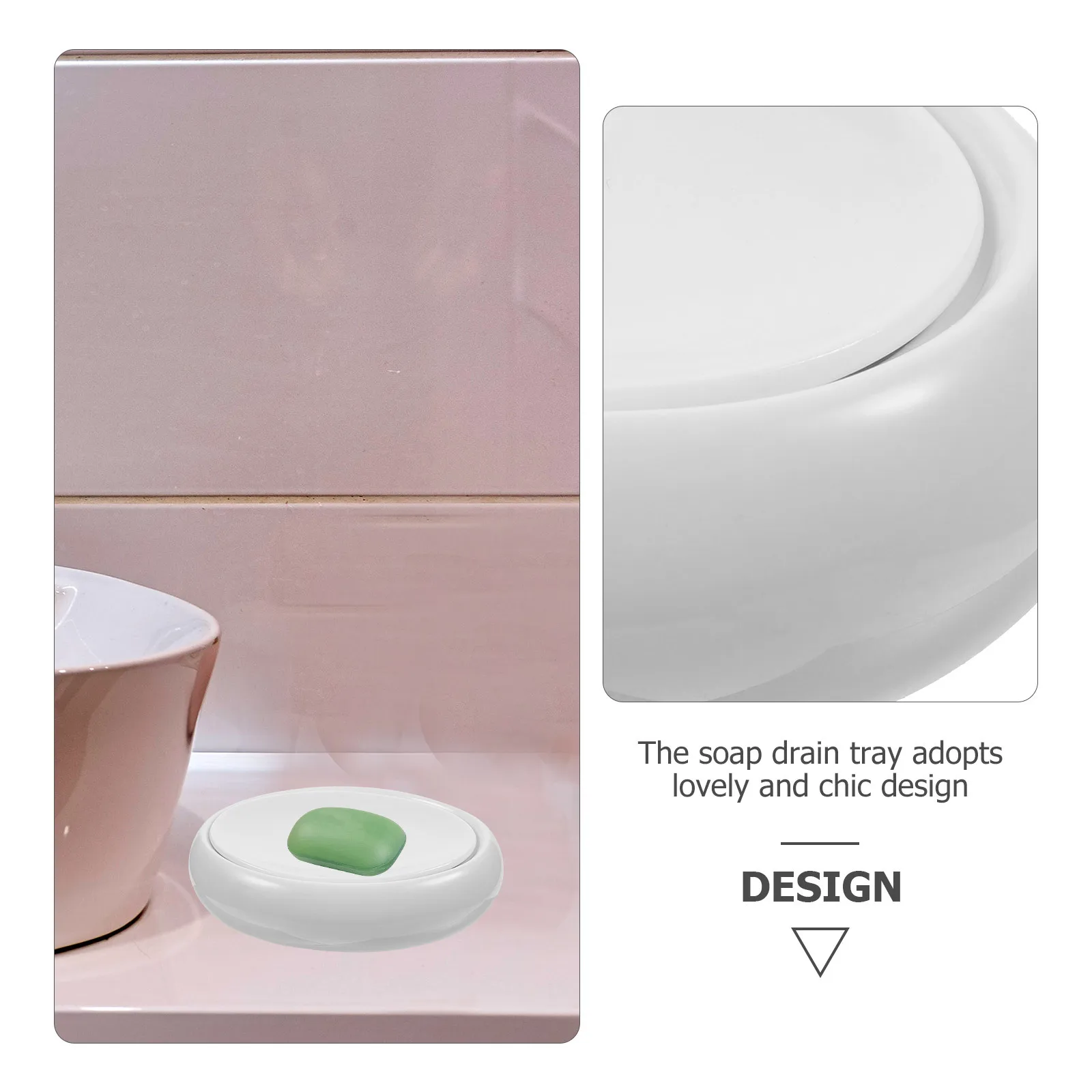 Elegant Ceramic Soap Case with Drainage Design Soap Box for Bathroom Counter or Shower Use
Elegant Ceramic Soap Case with Drainage Design Soap Box for Bathroom Counter or Shower Use