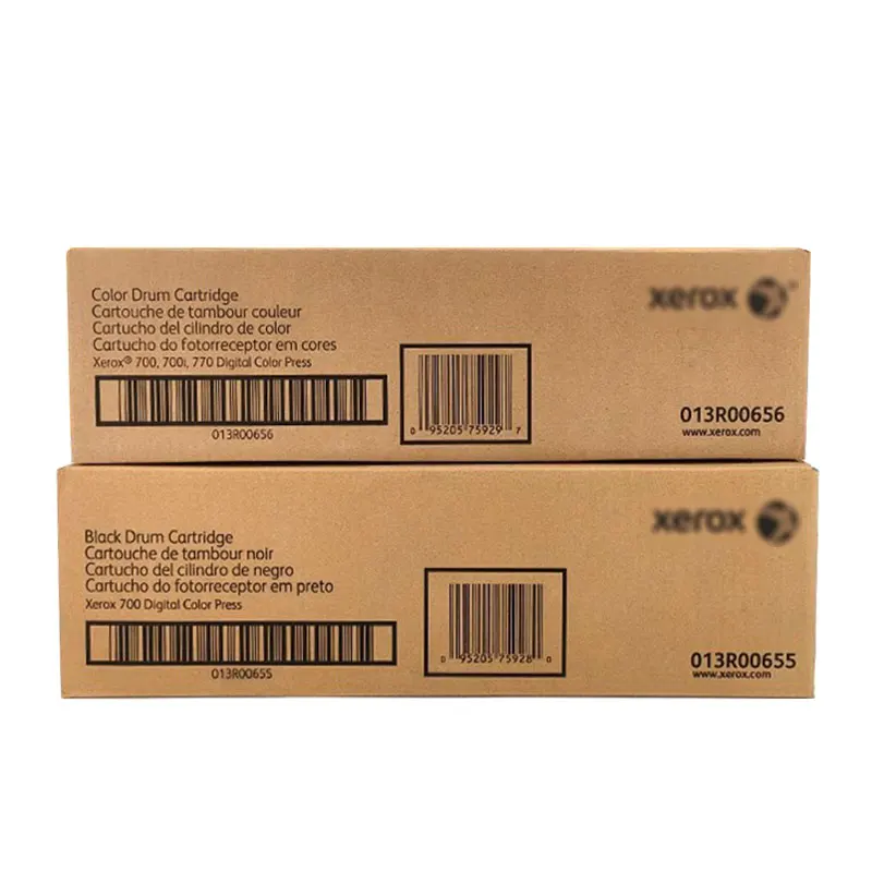 Genuine 013R00656 013R00655 Drum Cartridge for Xerox 700 700i 770 Digital Color Press Drum Unit
Genuine 013R00656 013R00655 Drum Cartridge for Xerox 700 700i 770 Digital Color Press Drum Unit