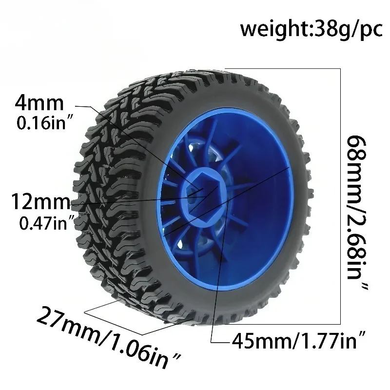 FOR 1/14 1/16 Racing Truck Tires Rubber Tyres 12mm Hex for RC Car ARRMA MOJAVE HPI HSP Tamiya MJX 14211 HBX 3100a Q130c SCYWltoy
FOR 1/14 1/16 Racing Truck Tires Rubber Tyres 12mm Hex for RC Car ARRMA MOJAVE HPI HSP Tamiya MJX 14211 HBX 3100a Q130c SCYWltoy