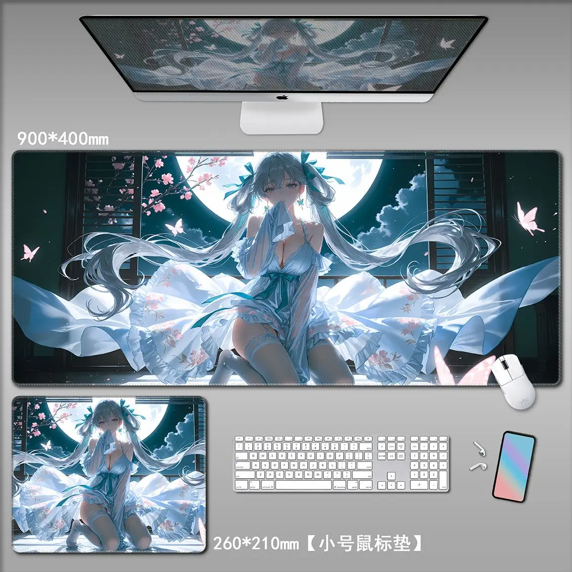 Large Moon Shadow Beautiful Anime Girl Extra Large Gaming Mouse Pad Thick Rubber Stitched Edge Oversized Desk Mat For PC Gamer
Large Moon Shadow Beautiful Anime Girl Extra Large Gaming Mouse Pad Thick Rubber Stitched Edge Oversized Desk Mat For PC Gamer