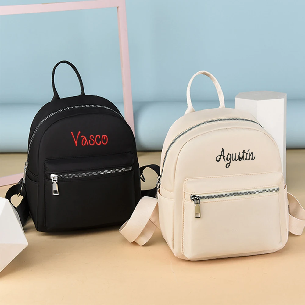 New Women's Oxford Backpack Personalized Name Solid Color College Student Backpack Custom Girl's Simple Casual Travel Backpack
New Women's Oxford Backpack Personalized Name Solid Color College Student Backpack Custom Girl's Simple Casual Travel Backpack