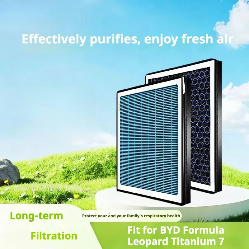 For BYD Formula Leopard Titanium 7 2025 2026 Activated Carbon Air Filter Cartridge Matching Tool Air Conditioning Filter
For BYD Formula Leopard Titanium 7 2025 2026 Activated Carbon Air Filter Cartridge Matching Tool Air Conditioning Filter