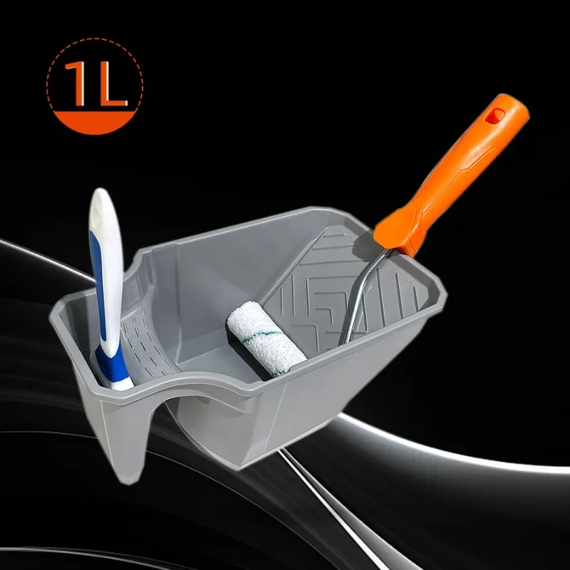 4-Inch Handheld Paint Cup with Roller Frame - Durable PP Material, Large Capacity, Easy Matching for Brushes & Rollers, Gray
4-Inch Handheld Paint Cup with Roller Frame - Durable PP Material, Large Capacity, Easy Matching for Brushes & Rollers, Gray