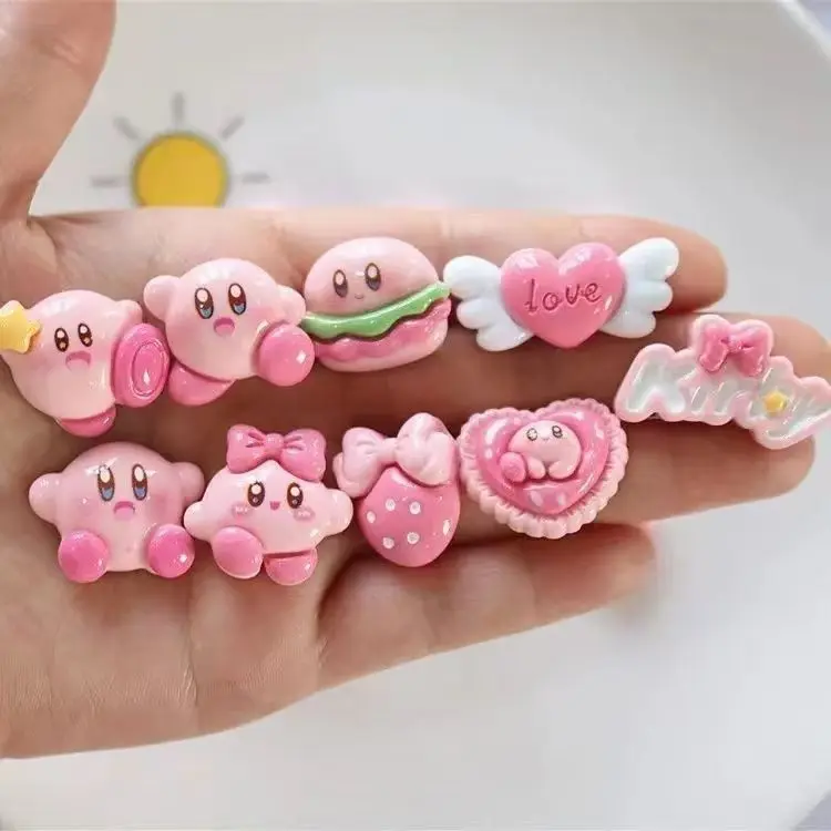 Kirby resin accessories wholesale DIY hair clips, cream glue, phone cases, clothing, handmade materials, glossy finish
Kirby resin accessories wholesale DIY hair clips, cream glue, phone cases, clothing, handmade materials, glossy finish
