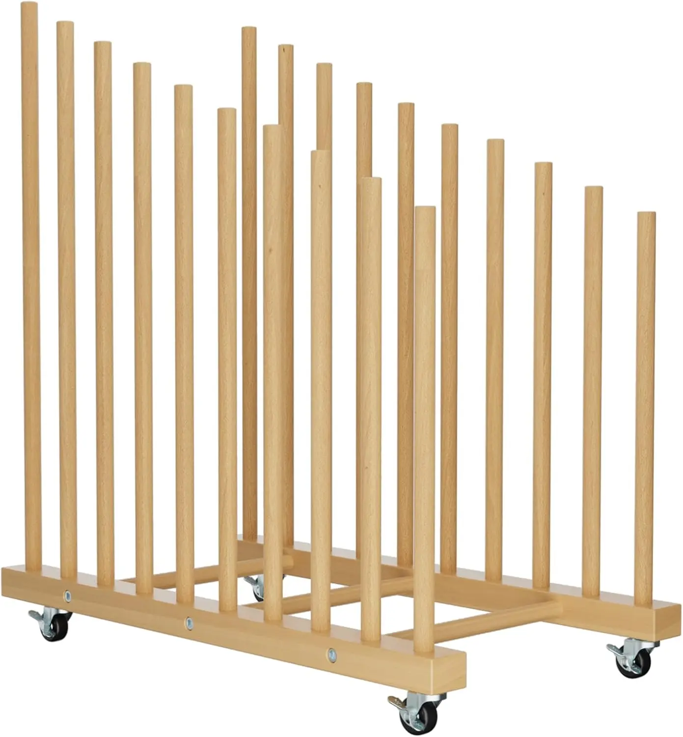 Art Storage Ra With Caster Wheels, 9 Section Wooden Art Canvas Storage For Frames And Drawing Board, Printed Matters, Paper
Art Storage Ra With Caster Wheels, 9 Section Wooden Art Canvas Storage For Frames And Drawing Board, Printed Matters, Paper