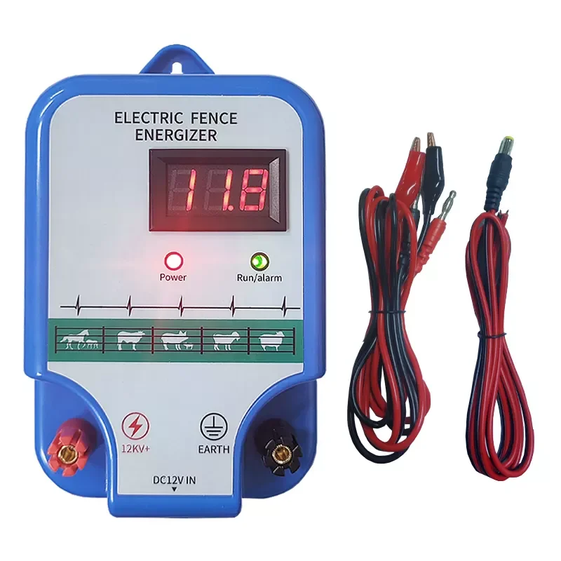 New Model Electric Fence Charger Energizer Controller 1.5-2J 12KV 6.32 Mile 50 Acres for Livestock Poultry Safety Alarm System
New Model Electric Fence Charger Energizer Controller 1.5-2J 12KV 6.32 Mile 50 Acres for Livestock Poultry Safety Alarm System