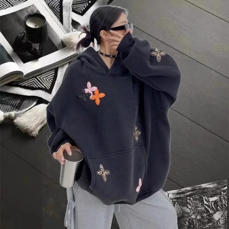 Модная повседневная толстовка с капюшоном с вышивкой, теплая верхняя одежда Lazy Sle для молодежи, полиэстеровая ткань, осень-зима, новое поступление...
Модная повседневная толстовка с капюшоном с вышивкой, теплая верхняя одежда Lazy Sle для молодежи, полиэстеровая ткань, осень-зима, новое поступление...