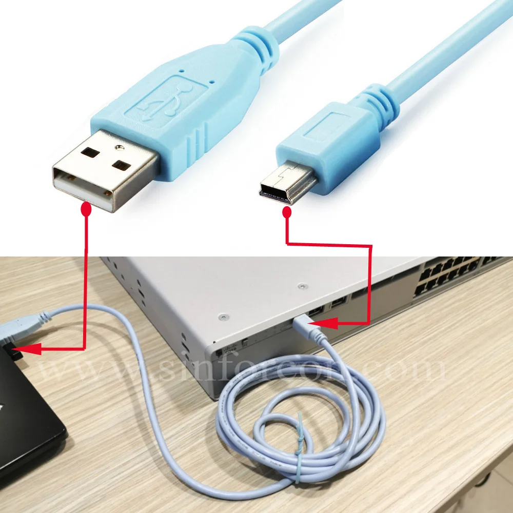 USB Type A to Mini Type B CAB-CONSOLE-USB 37-1090-01 for Cisco 1941 Console Config Cable
USB Type A to Mini Type B CAB-CONSOLE-USB 37-1090-01 for Cisco 1941 Console Config Cable