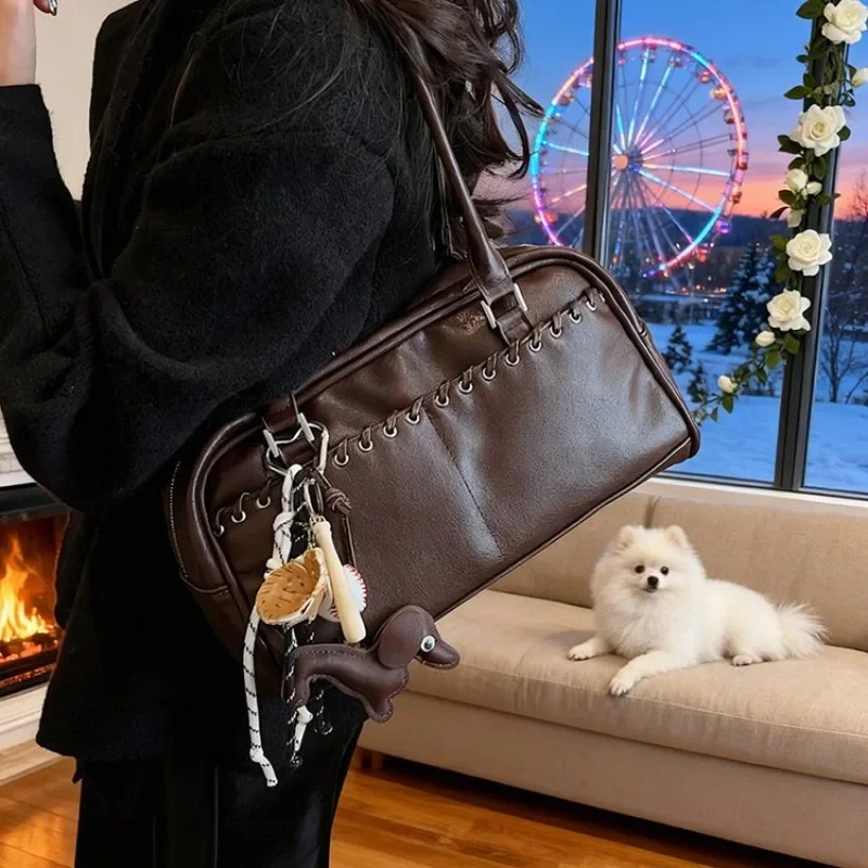 Trendy Fashionable Luxury Diaper Bag For Women Crossbody Handbag Elegant Leather Tote Large Capacity Unique Letter Logo Casual
Trendy Fashionable Luxury Diaper Bag For Women Crossbody Handbag Elegant Leather Tote Large Capacity Unique Letter Logo Casual