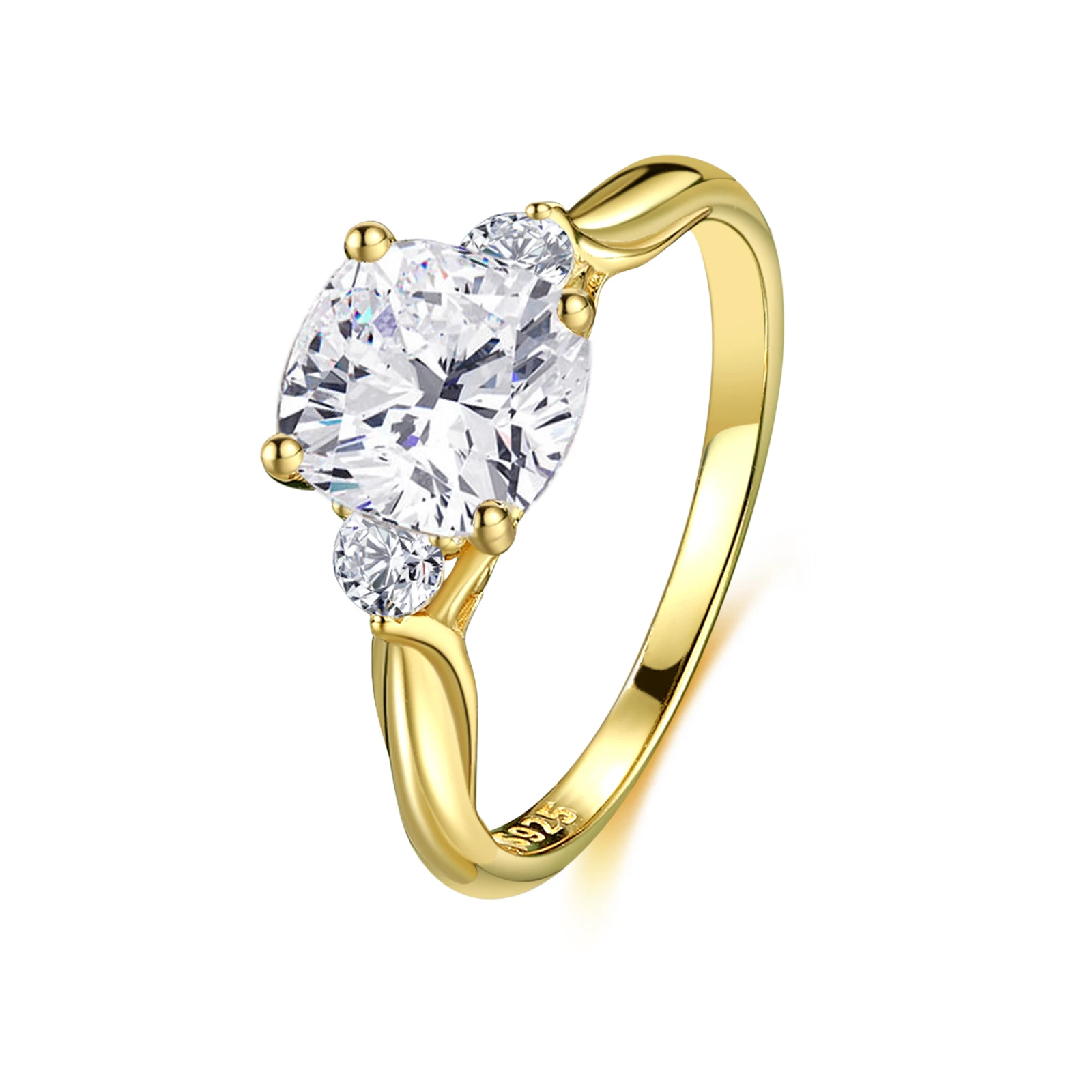 PANQDIY 18K Gold plated 7X7MM Square Zircon Ring 925 Sterling Silver Wedding Bridal Ring for Female Engagement Rings for Women
PANQDIY 18K Gold plated 7X7MM Square Zircon Ring 925 Sterling Silver Wedding Bridal Ring for Female Engagement Rings for Women
