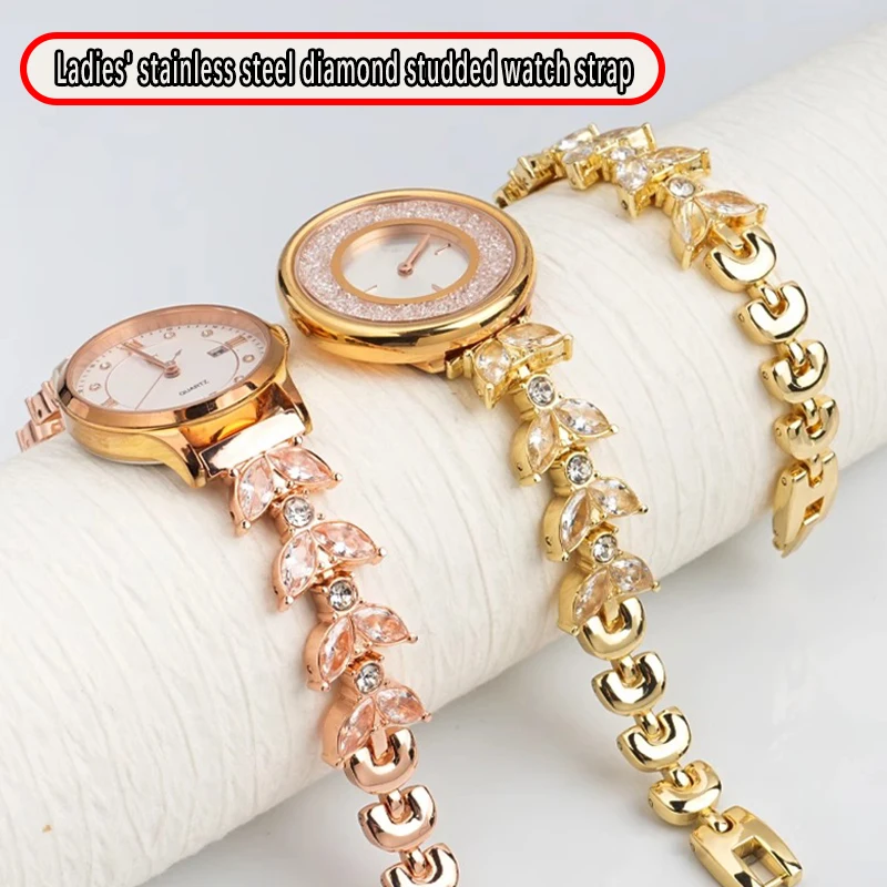 14mm Watch band For Swarovski 5376651 Armani Starry Sky AR1926 1956 Fiyada Women's Light Luxury Diamond Stainless Steel Strap
14mm Watch band For Swarovski 5376651 Armani Starry Sky AR1926 1956 Fiyada Women's Light Luxury Diamond Stainless Steel Strap