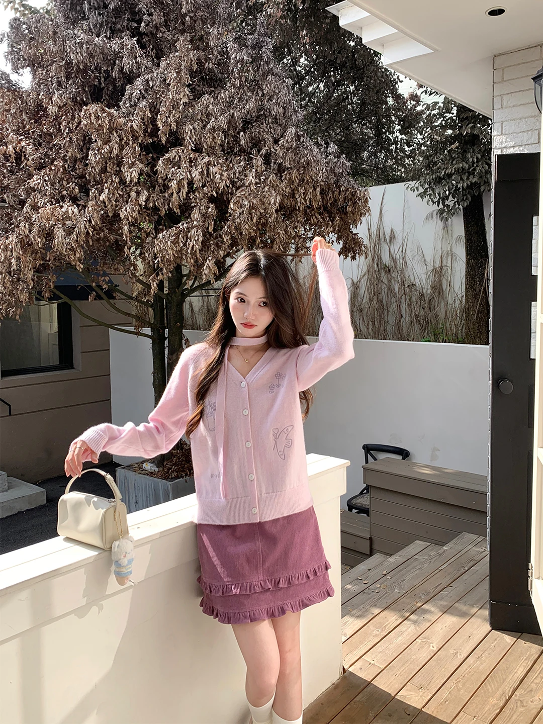 Cozydays Lav Embroidered Wool Knit Band Women's Casual V-ne Sweater Autumn Winter New Sle Korean System Knittedwear
Cozydays Lav Embroidered Wool Knit Band Women's Casual V-ne Sweater Autumn Winter New Sle Korean System Knittedwear