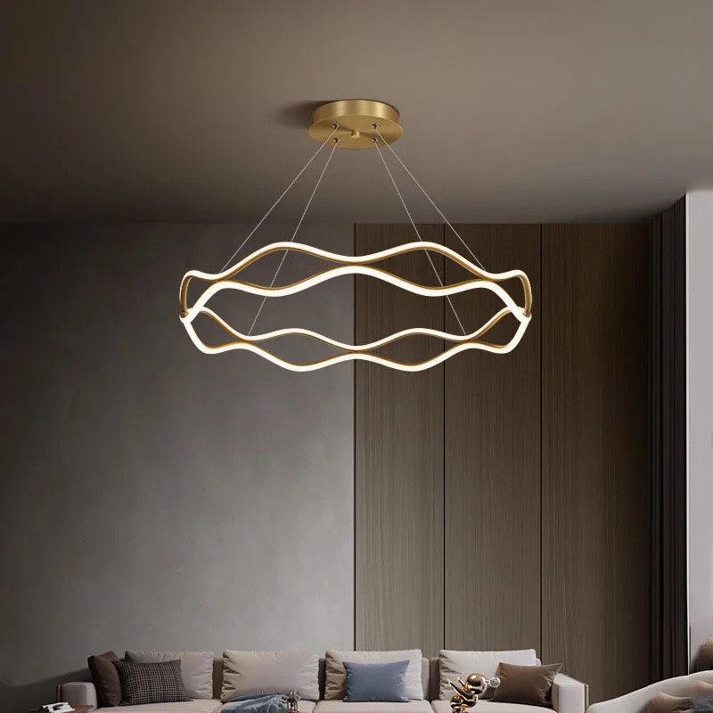 Modern LED Pendant Light For Bedroom Living Dining Room Chandelier Luxury Ring Hanging Lamp Home Decor Indoor Lighting Fixture
Modern LED Pendant Light For Bedroom Living Dining Room Chandelier Luxury Ring Hanging Lamp Home Decor Indoor Lighting Fixture