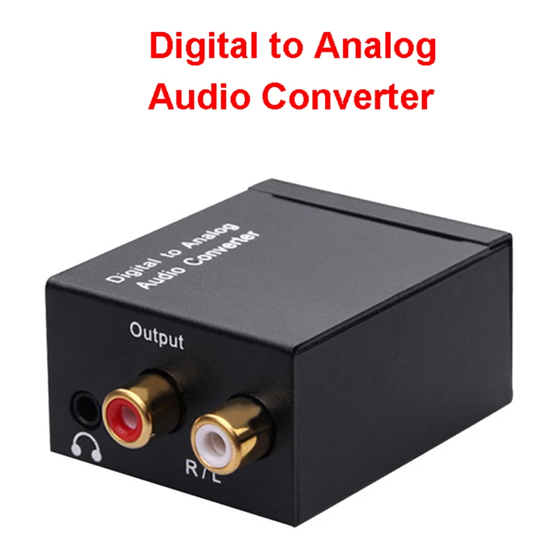 Protable 3.5mm Jack Coaxial Optical Fiber Digital to Analog Audio AUX RCA L/R Converter SPDIF Digital Audio Decoder Amplifier
Protable 3.5mm Jack Coaxial Optical Fiber Digital to Analog Audio AUX RCA L/R Converter SPDIF Digital Audio Decoder Amplifier
