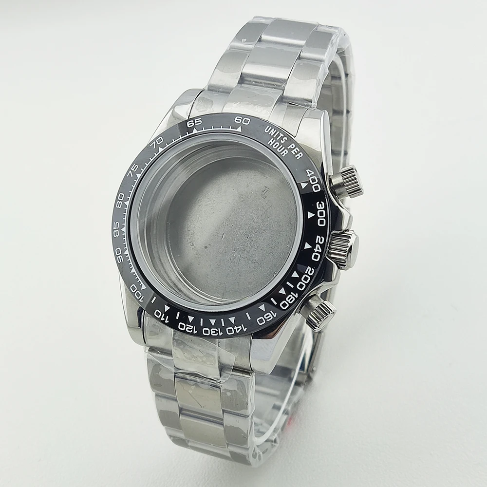 39.3mm Watch Cases vk63 Case Stainless Steel Silver Case Sapphire Glass fit VK63 Movement Case 20mm Strap Watch Accessories
39.3mm Watch Cases vk63 Case Stainless Steel Silver Case Sapphire Glass fit VK63 Movement Case 20mm Strap Watch Accessories