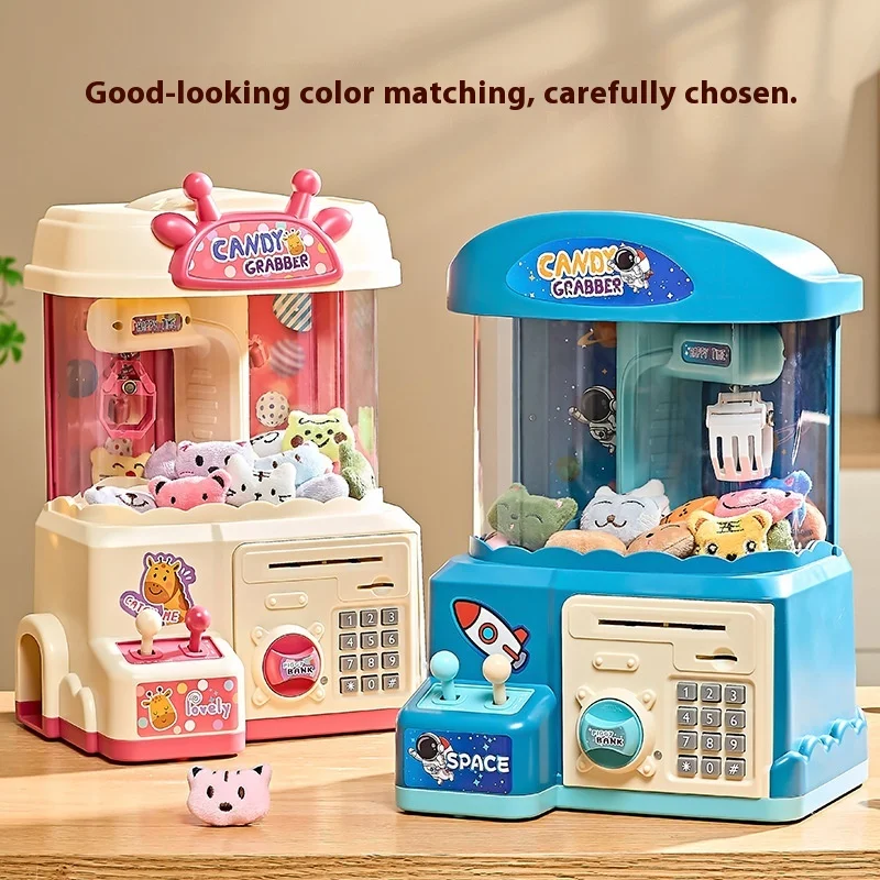 New 2025 Large Children's Toy Piggy Bank Grab Doll Machine Mini Claw Arcade Crane for Boys And Girls Celebrity Birthday Gift
New 2025 Large Children's Toy Piggy Bank Grab Doll Machine Mini Claw Arcade Crane for Boys And Girls Celebrity Birthday Gift
