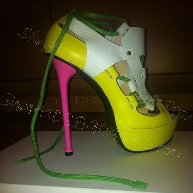 Colorful Strappy Hollow Design Twine Sandals Lace Up Women Shoes Thin High Heels Open Toe Party Dating 2026 Zapatos Para Mujere
Colorful Strappy Hollow Design Twine Sandals Lace Up Women Shoes Thin High Heels Open Toe Party Dating 2026 Zapatos Para Mujere