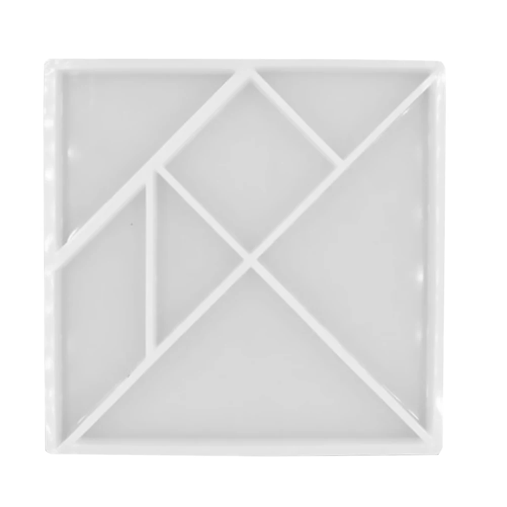 Crystal Epoxy Resin Molds Reusable Silicone Tangram Puzzle Mold DIY Crafts Creative Easy Clean Jewelry Accessories Parts
Crystal Epoxy Resin Molds Reusable Silicone Tangram Puzzle Mold DIY Crafts Creative Easy Clean Jewelry Accessories Parts