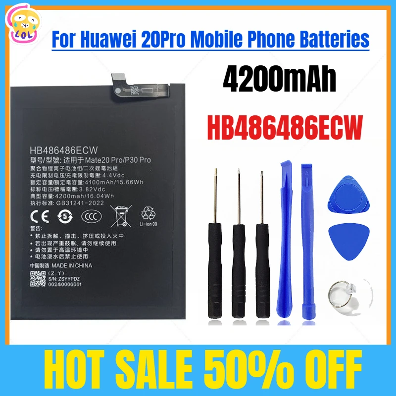 4200 мАч HB486486ECW для аккумуляторов мобильных телефонов Huawei 20Pro
4200 мАч HB486486ECW для аккумуляторов мобильных телефонов Huawei 20Pro