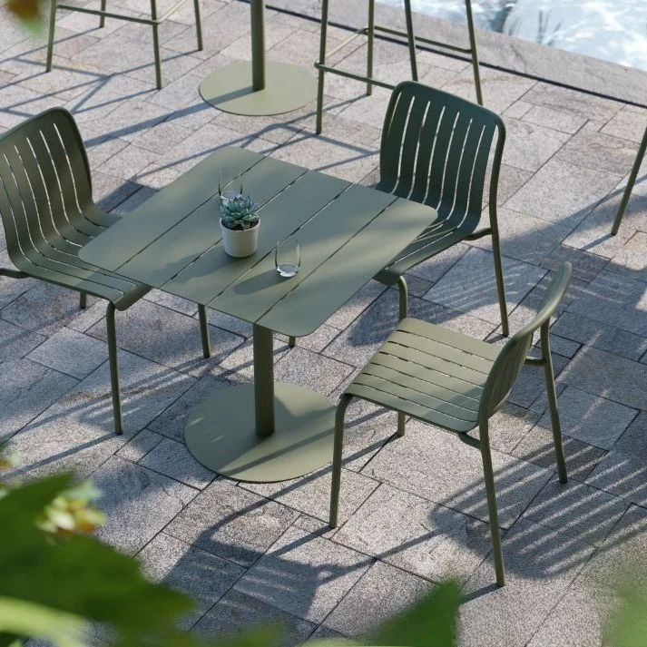 Outdoor tables and chairs store dining table courtyard outdoor waterproof sunscreen wrought iron aluminum alloy outdoor tables
Outdoor tables and chairs store dining table courtyard outdoor waterproof sunscreen wrought iron aluminum alloy outdoor tables
