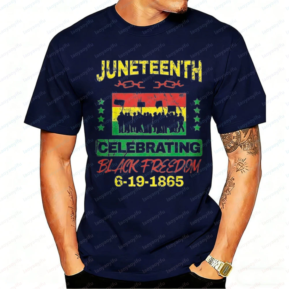 Men's Juneteenth Celebrating Freedom Graphic T Shirt 1865 Breaking Chains Casual Cotton African American Emancipation Day Tee
Men's Juneteenth Celebrating Freedom Graphic T Shirt 1865 Breaking Chains Casual Cotton African American Emancipation Day Tee