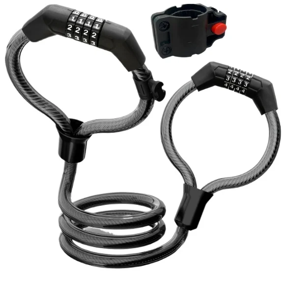 Bloqueio De Cabo De Combinação Anti-Roubo Alta Segurança ,Resistente Para Scooter Elétrico Bicicleta Elétrica Cruiser
Bloqueio De Cabo De Combinação Anti-Roubo Alta Segurança ,Resistente Para Scooter Elétrico Bicicleta Elétrica Cruiser