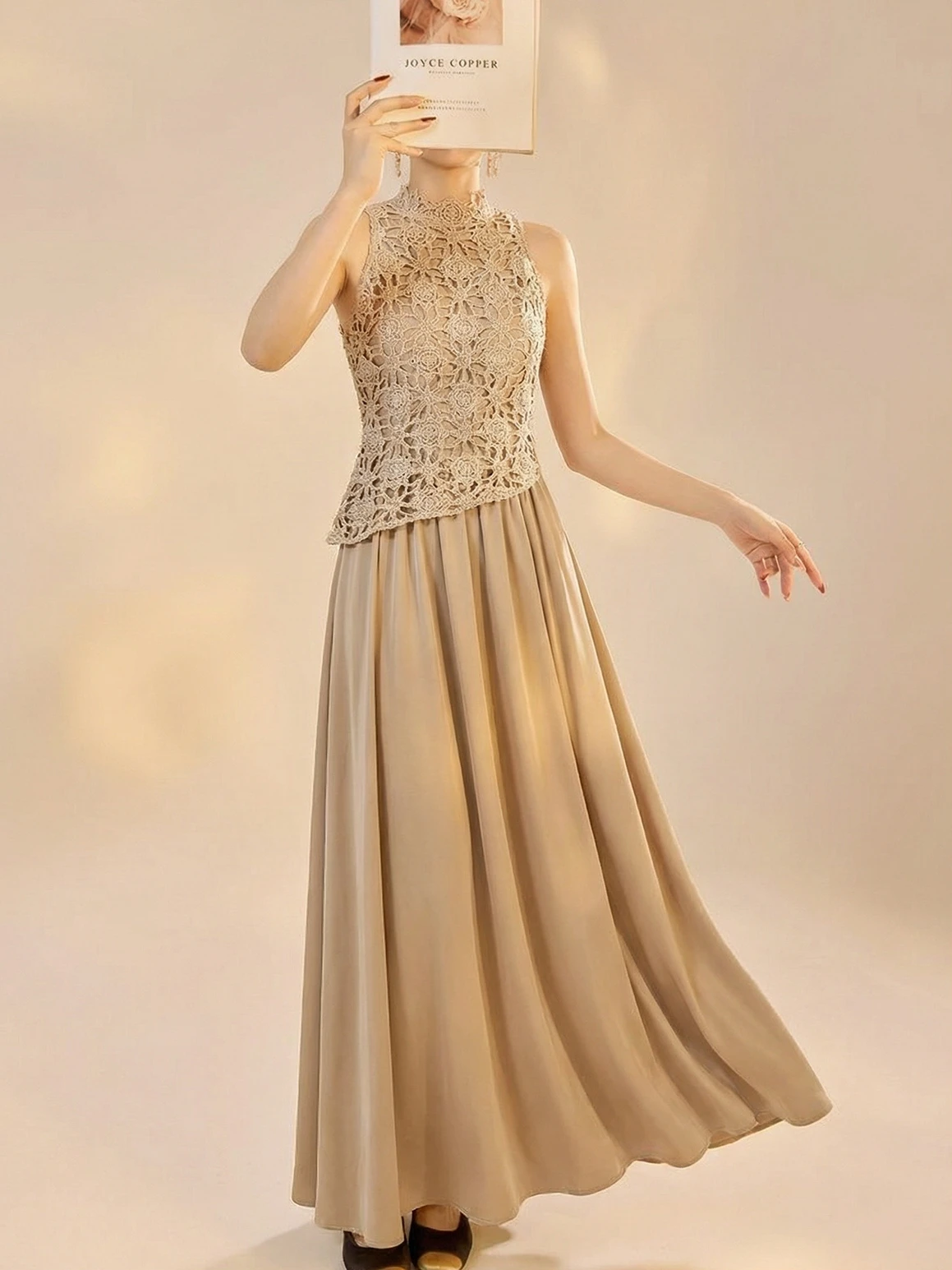 Ele Sequin Patchwork Silk Satin Svel Long Dr Faionable Spring High-End Sensation Slimming Gown for Ladies
Ele Sequin Patchwork Silk Satin Svel Long Dr Faionable Spring High-End Sensation Slimming Gown for Ladies