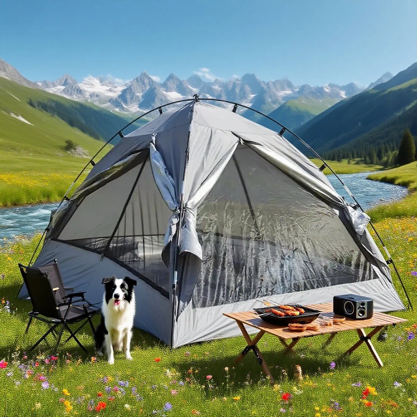 Premium Aluminum Pyramid Tent for Backpacking & Cycling – All-in-One Waterproof & Mosquito-Proof Shelter
Premium Aluminum Pyramid Tent for Backpacking & Cycling – All-in-One Waterproof & Mosquito-Proof Shelter
