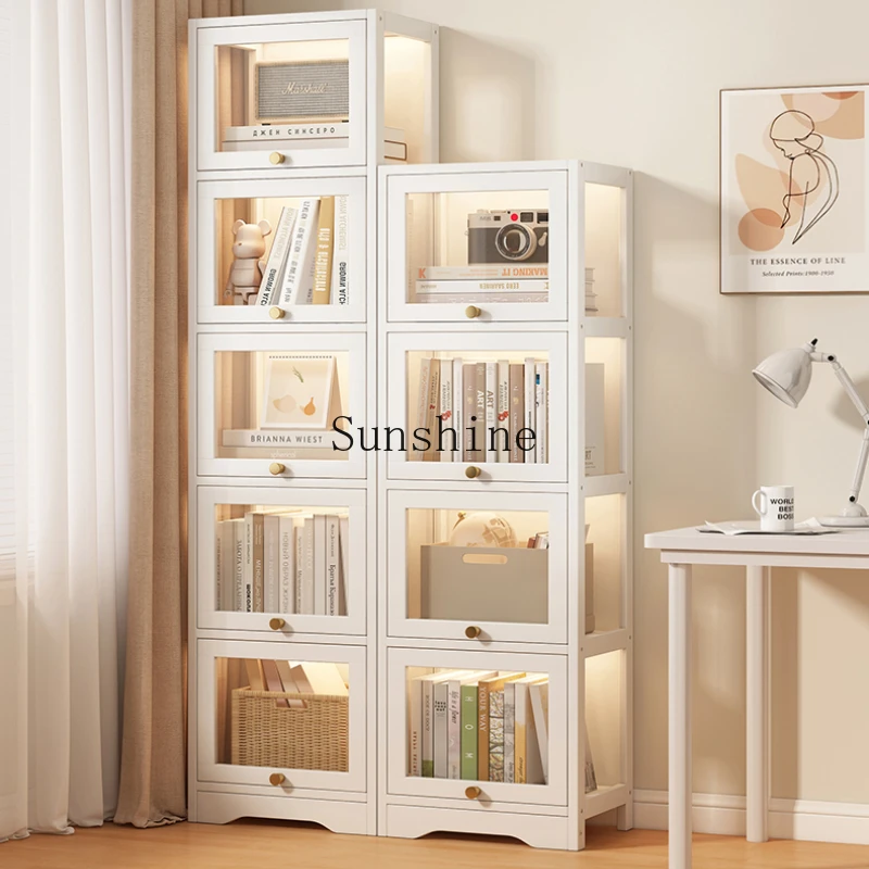 Transparent acrylic bookshelf Narrow cabinet Dust-proof storage rack Living room floor rack
Transparent acrylic bookshelf Narrow cabinet Dust-proof storage rack Living room floor rack
