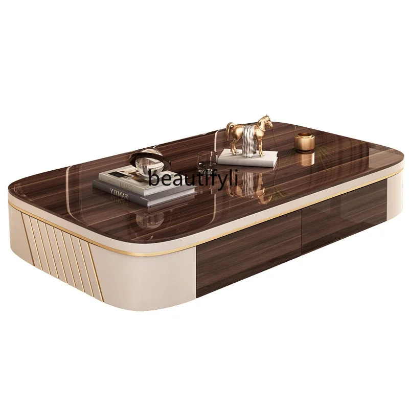 C Paint Light Luxury Coffee Table High-Grade Modern Simple Home Italian Living Room Designer Rectangular
C Paint Light Luxury Coffee Table High-Grade Modern Simple Home Italian Living Room Designer Rectangular