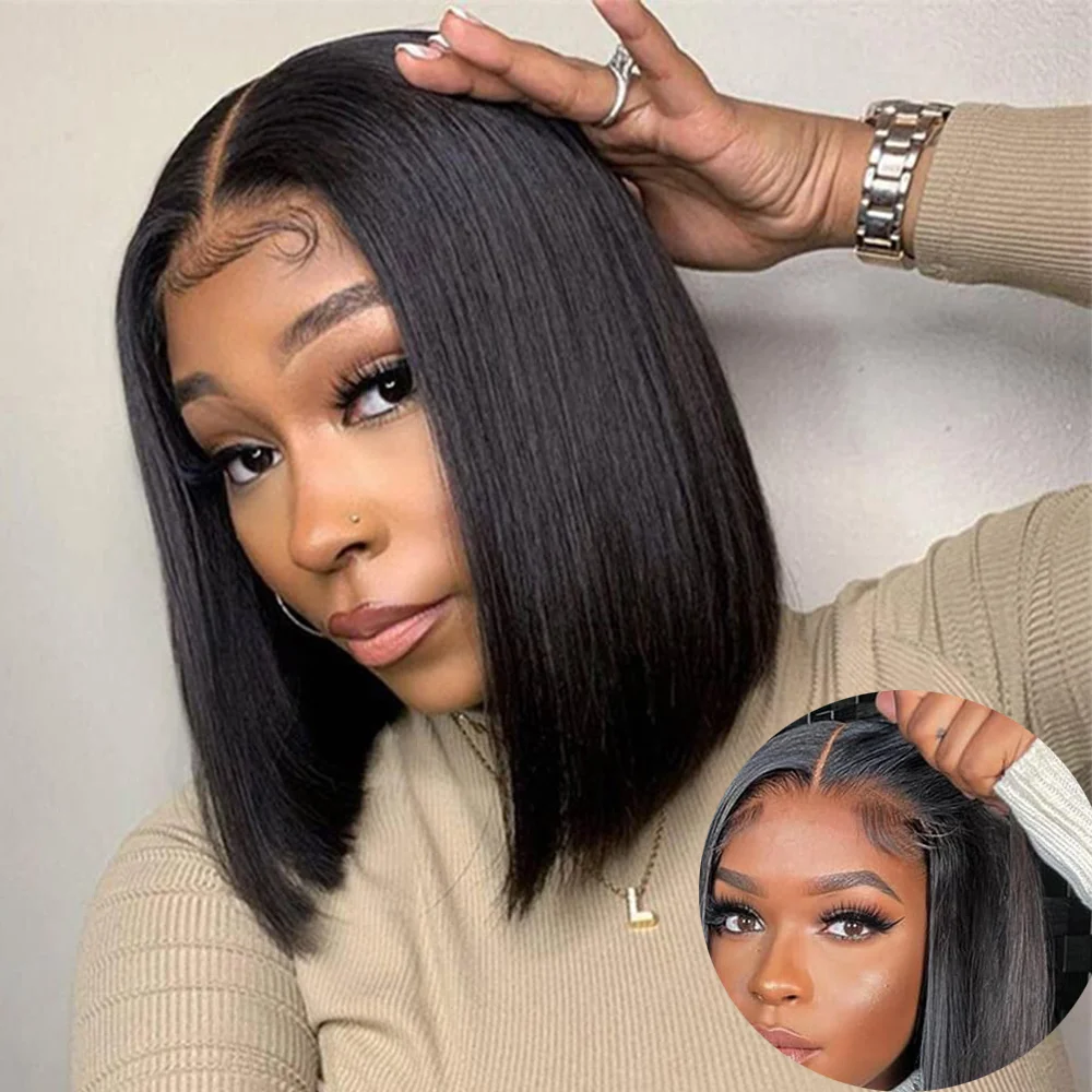 Wear and Go Glueless Wig Bob Wig Human Hair PrePlucked 4x4 5x5 Lace Closure Wigs Human Hair Wigs For Women Glueless Lace Wig
Wear and Go Glueless Wig Bob Wig Human Hair PrePlucked 4x4 5x5 Lace Closure Wigs Human Hair Wigs For Women Glueless Lace Wig