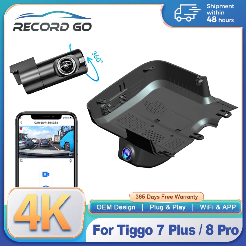 For Chery Tiggo 7Plus Tiggo 8Pro Deluxe 2022-2026, 4K Dash Cam Front and Rear Car DVR Camera Plug and Play Wifi Video Recorder
For Chery Tiggo 7Plus Tiggo 8Pro Deluxe 2022-2026, 4K Dash Cam Front and Rear Car DVR Camera Plug and Play Wifi Video Recorder