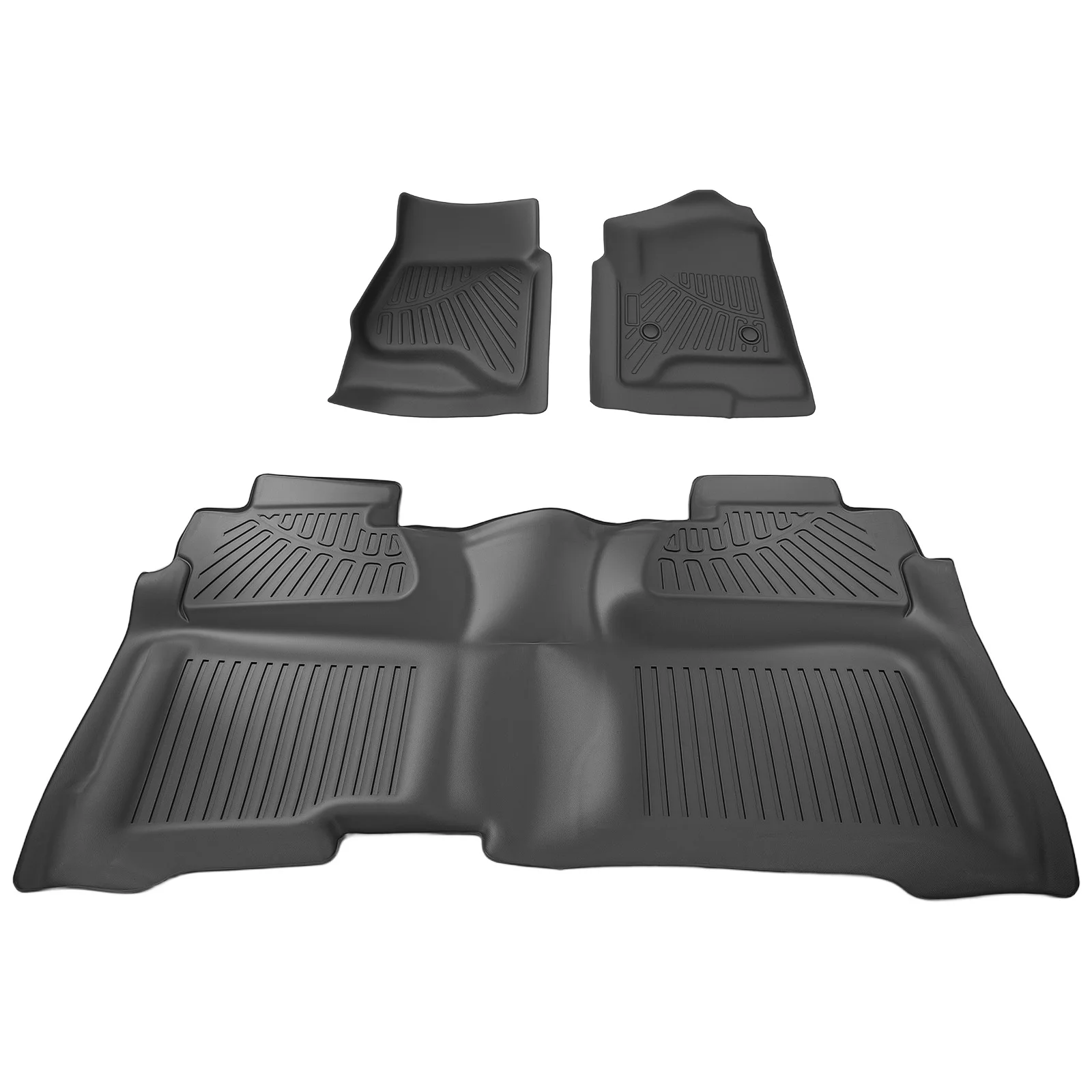 Complete Floor Mats for GMC Sierra 1500 2500HD Crew Cab 2014-2019 TPE Waterproof
Complete Floor Mats for GMC Sierra 1500 2500HD Crew Cab 2014-2019 TPE Waterproof