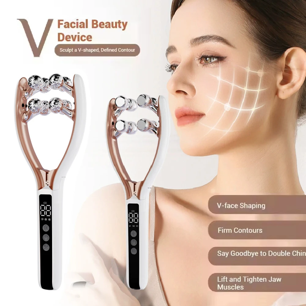 2026 RF EMS Micro Current Roller Face Slimming Artifact V Face Beauty Firming Lifting Face Facial Massage Instrument
2026 RF EMS Micro Current Roller Face Slimming Artifact V Face Beauty Firming Lifting Face Facial Massage Instrument