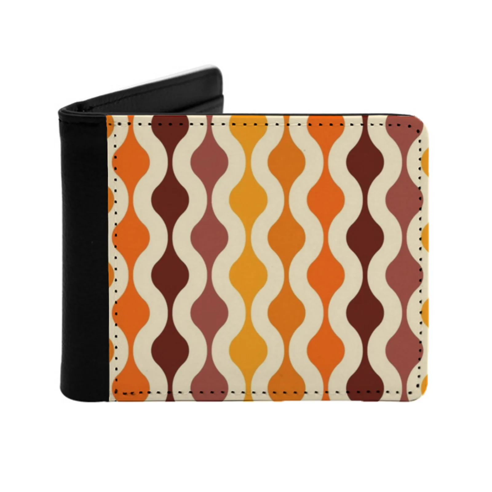 Groovy 70's Pattern Fall Colors Personalized Men's Leather Wallet Card Money Bag Pu Leather Wallet 1970S 70S Groovy Retro Disco
Groovy 70's Pattern Fall Colors Personalized Men's Leather Wallet Card Money Bag Pu Leather Wallet 1970S 70S Groovy Retro Disco