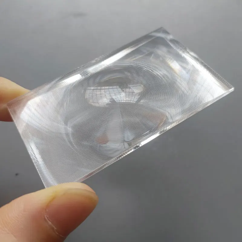 78X45mm Focal Length 50mm Optical PMMA Fresnel Lens DIY Projector Magnifier Lenses
78X45mm Focal Length 50mm Optical PMMA Fresnel Lens DIY Projector Magnifier Lenses