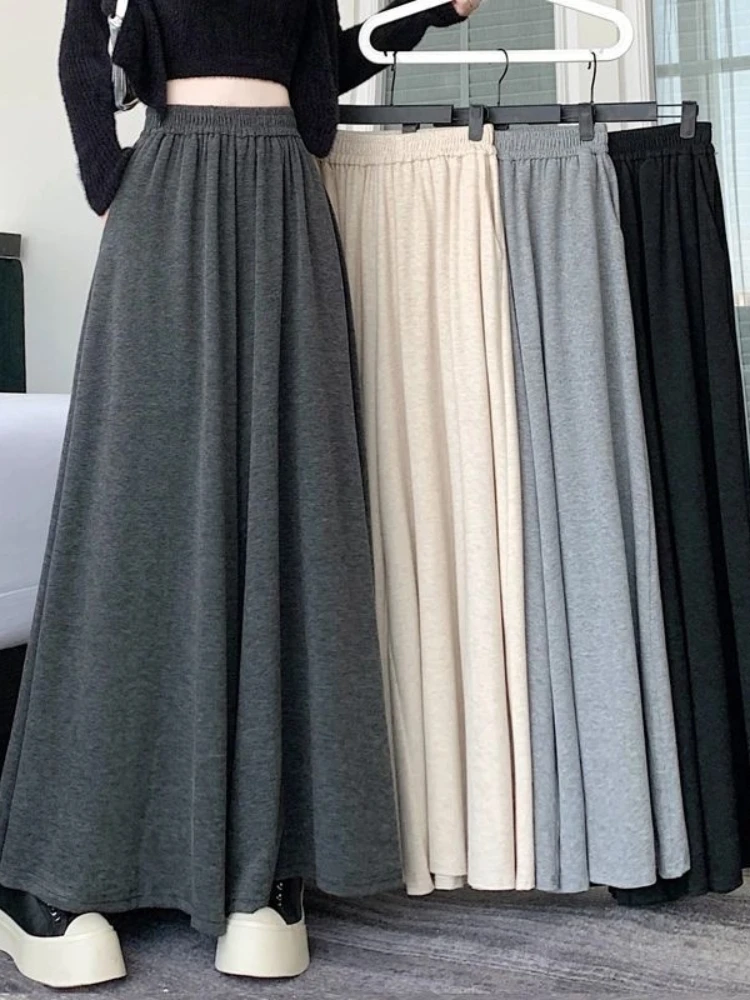 Japanese Harajuku style spicy girl retro wide leg skirt pants autumn/winter Korean women's new high waisted loose casual pants
Japanese Harajuku style spicy girl retro wide leg skirt pants autumn/winter Korean women's new high waisted loose casual pants