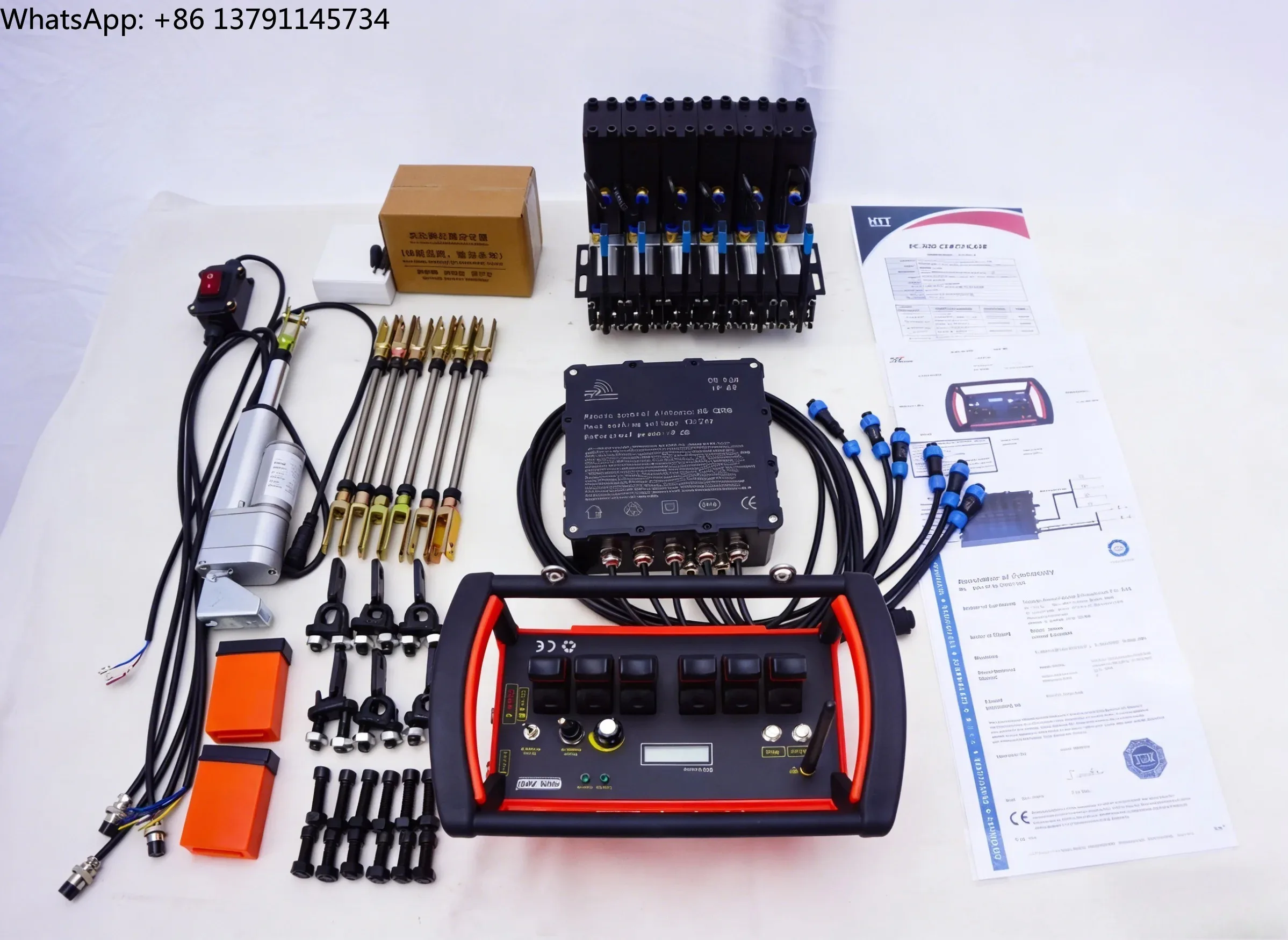 12-24V Hydraulic Valve with 6 Joystick Weightlifting Functions: Truck Crane Remote Control
12-24V Hydraulic Valve with 6 Joystick Weightlifting Functions: Truck Crane Remote Control