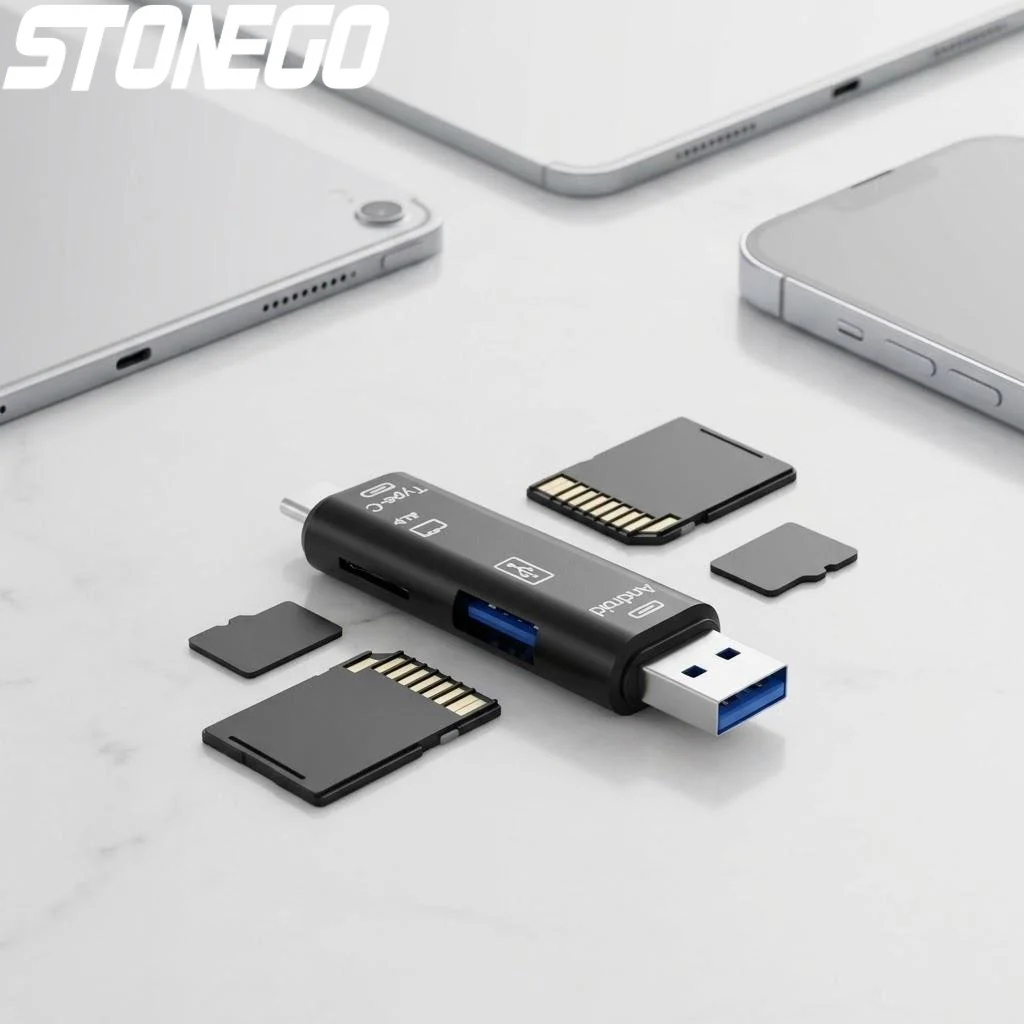 5in1 USB Type C Micro USB OTG Adapter Card Reader Portable Storage Expansion for Smartphones Tablets Laptops USB 2.0
5in1 USB Type C Micro USB OTG Adapter Card Reader Portable Storage Expansion for Smartphones Tablets Laptops USB 2.0