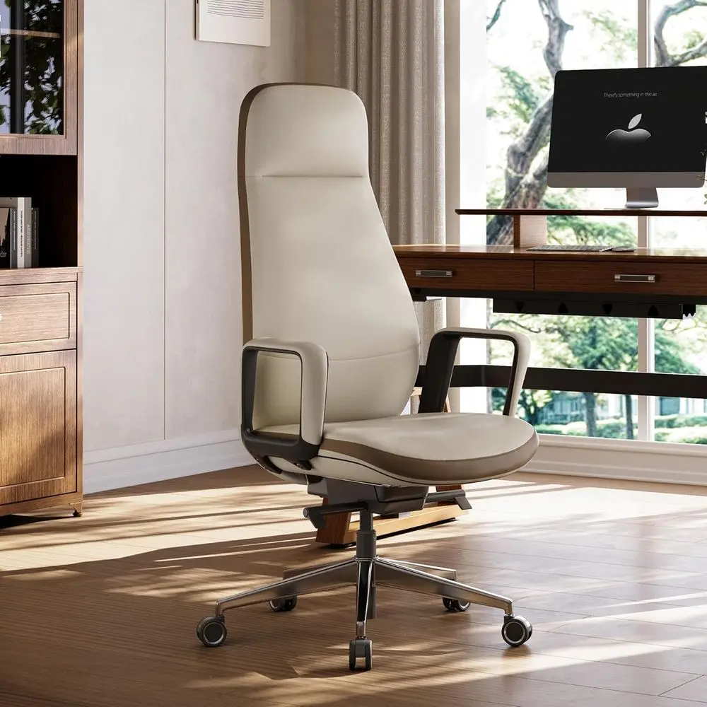 High-Back Ergonomic Office Chair with Wheels, Suitable for Home and Work
High-Back Ergonomic Office Chair with Wheels, Suitable for Home and Work