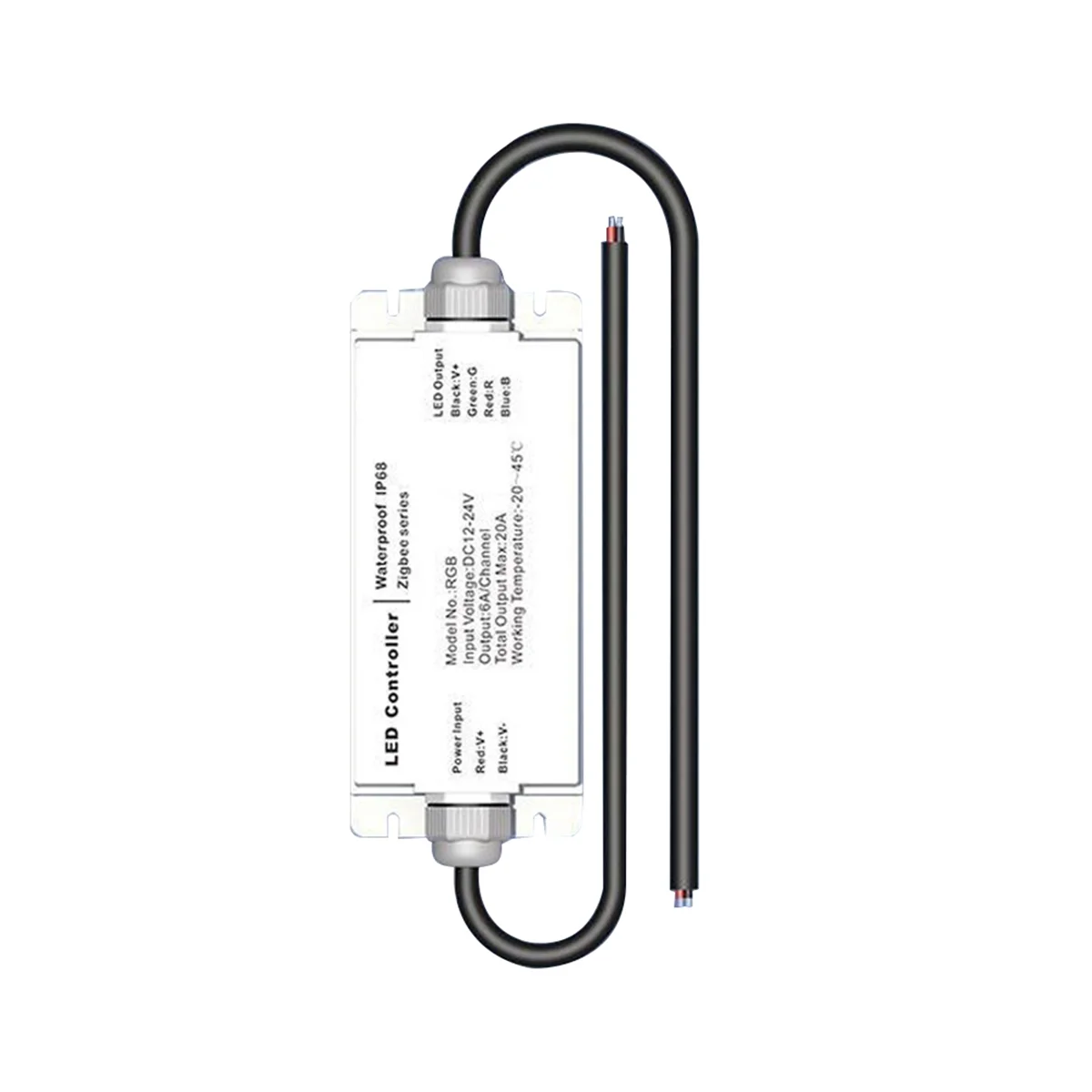 Водонепроницаемый контроллер светодиодной ленты Tuya Zigbee DC12V 24V, защита от дождя IP68, голосовой пульт дистанционного управления для освещения RGB-Y18A
Водонепроницаемый контроллер светодиодной ленты Tuya Zigbee DC12V 24V, защита от дождя IP68, голосовой пульт дистанционного управления для освещения RGB-Y18A